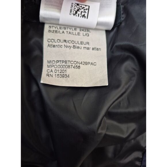 Canada Goose Women's Atlantic Navy Blue Minden Windproof Jacket Size Large - Picture 5 of 9